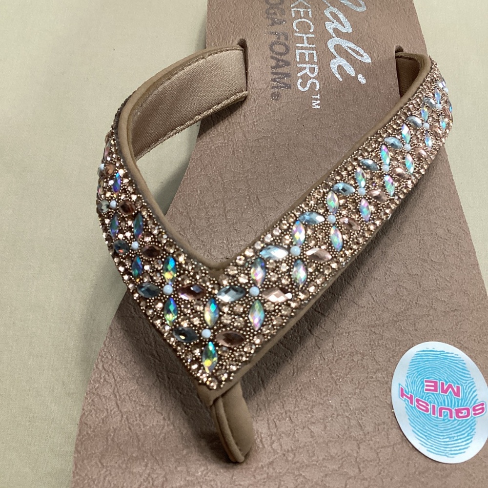 NWT Skechers Cali Meditation Made You Blush flip flop - Picture 6 of 14
